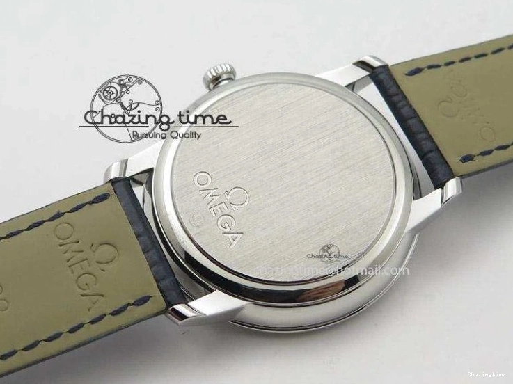 0701 De Ville MK 1:1 Best Edition SS Blue Dial On Black Leather Strap A Lightweight 8258